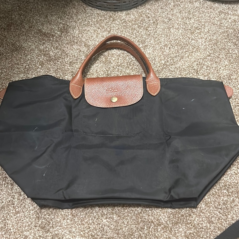 Longchamp tote (short handle)